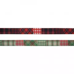 Idea-Ology Linen Tape - Patchwork Christmas