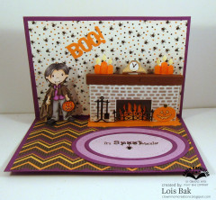 Karen Burniston Die - Fireplace Pop-Up