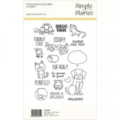 Simple Stories Clear Stamps - Pet Shoppe