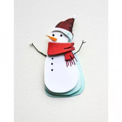 Memory Box Die - Tall Bundled Snowman