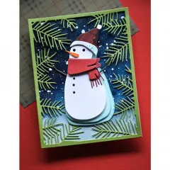 Memory Box Die - Tall Bundled Snowman