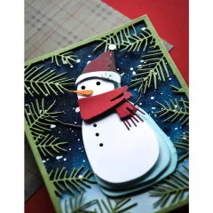 Memory Box Die - Tall Bundled Snowman