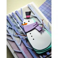 Memory Box Die - Tall Bundled Snowman