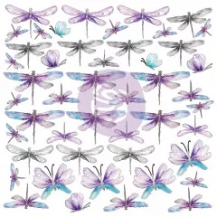 Aquarelle Dreams Acetate Ephemera - Dragonflies