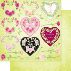 Friendship Rose 12x12 Paper Pad