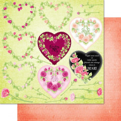 Friendship Rose 12x12 Paper Pad