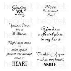 Cling Stamps - Friendship Sentiments