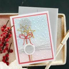 Spellbinders 3D Embossing Folder - Flurry Of Snowflakes