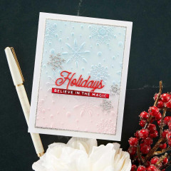 Spellbinders 3D Embossing Folder - Flurry Of Snowflakes