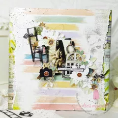 Dress My Craft 12x12 Paper Pad - Awesome Blossom