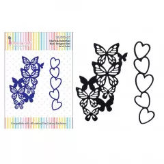 Dress My Craft Basic Designer Dies - Hearts and Butterflies