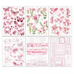 Color Swatch: Blossom 6x8 Rub-On Transfer Set