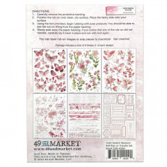 Color Swatch: Blossom 6x8 Rub-On Transfer Set