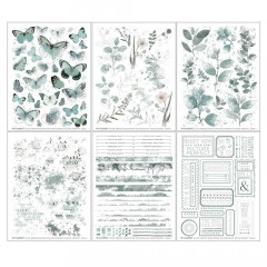 Color Swatch: Eucalyptus 6x8 Rub-On Transfer Set