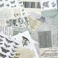 Color Swatch: Eucalyptus 6x8 Collage Sheets