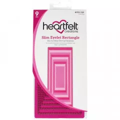 Cut and Emboss Die - Slim Eyelet Rectangle Cut and Emboss Die - Slim Eyelet Rectangle