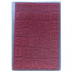 Darkroom Door Cling Stamps - Ransom Alphabet