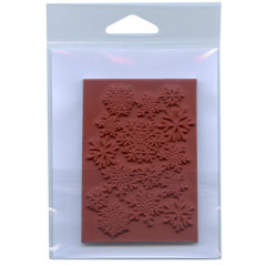 Darkroom Door Cling Stamps - Texture Snow Flakes