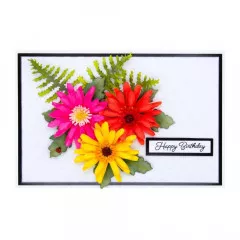 Spellbinders Etched Dies - Gerber Daisy The Painters Garden