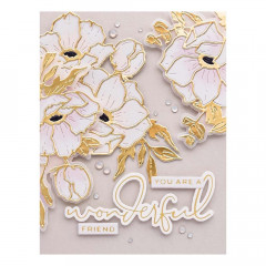 Spellbinders Etched Dies - Anemones Anemone Blooms