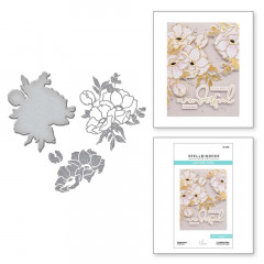 Spellbinders Etched Dies - Anemones Anemone Blooms