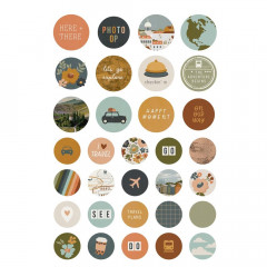 Simple Stories Sticker Book - Here & There