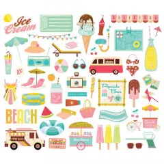 Bits & Pieces Die-Cuts - Retro Summer