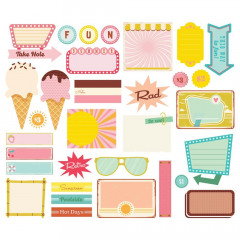 Bits & Pieces Die-Cuts - Retro Summer - Journal