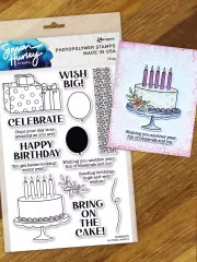 Simon Hurley Clear Stamps - Birthday Basics