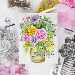 Clear Stamp Set - Inky Bouquet