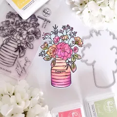 Clear Stamp Set - Inky Bouquet