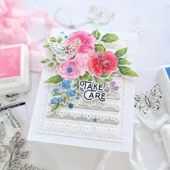 Pinkfresh Studio Die - Floral Trio