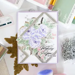 Pinkfresh Studio Die - Floral Trio