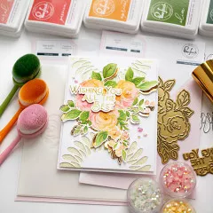 Pinkfresh Studio Die - Floral Trio