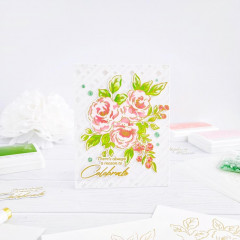 Pinkfresh Studio Stencils - Floral Trio Layering