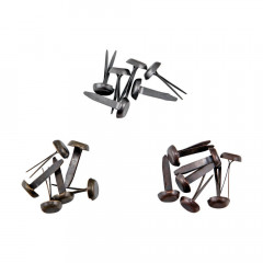 Idea-Ology Metal Large Fasteners - Antique Silver, Copper & Brass