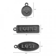 Idea-Ology Metal Word Tags