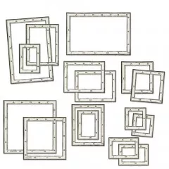 Vintage Artistry Everywhere - Chipboard Frame Set - Map