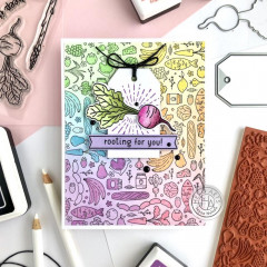 Hero Art Cling Stamps - Farmers Market Bold Prints