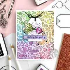 Hero Art Cling Stamps - Farmers Market Bold Prints