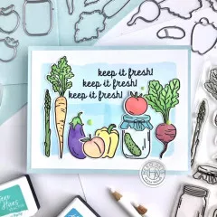 Hero Arts Clear Stamps and Die Combo - Keep It Fresh