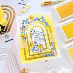 Pinkfresh Studio Hot Foil Plate Set - Nested Arches