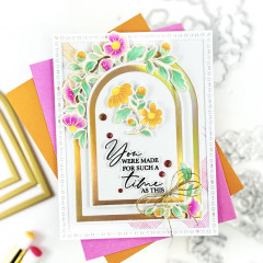 Pinkfresh Studio Hot Foil Plate Set - Nested Arches