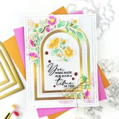 Pinkfresh Studio Hot Foil Plate Set - Nested Arches