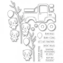 Poppystamps Craft Set - Whittle Panda Pickup