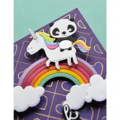 Poppystamps Craft Set - Whittle Panda Pickup