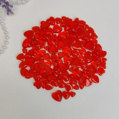 Dress My Craft Water Droplet Embellishments - Red Heart