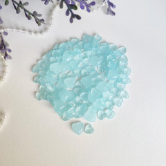 Dress My Craft Water Droplet Embellishments - Pastel Blue Heart