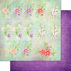 Feathery Florals - 12x12 Paper Pad