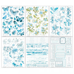 Color Swatch: Ocean - 6x8 Rub-On Transfer Set